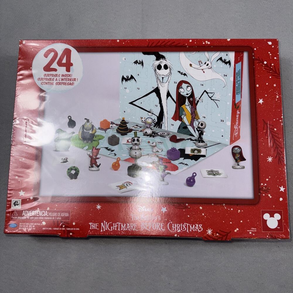 Tim Burton's The Nightmare Before Christmas Advent Calendar 24 Surprises NEW